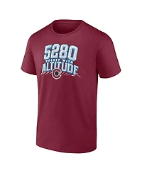 Fanatics Men's Burgundy Colorado Avalanche Local T-Shirt