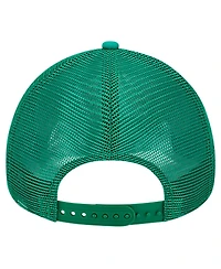 New Era Men's White Oakland Athletics Retro Wordmark 9FORTY A-Frame Trucker Adjustable Hat