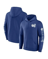 Fanatics Men's Blue Toronto Maple Leafs Revolution Pullover Hoodie