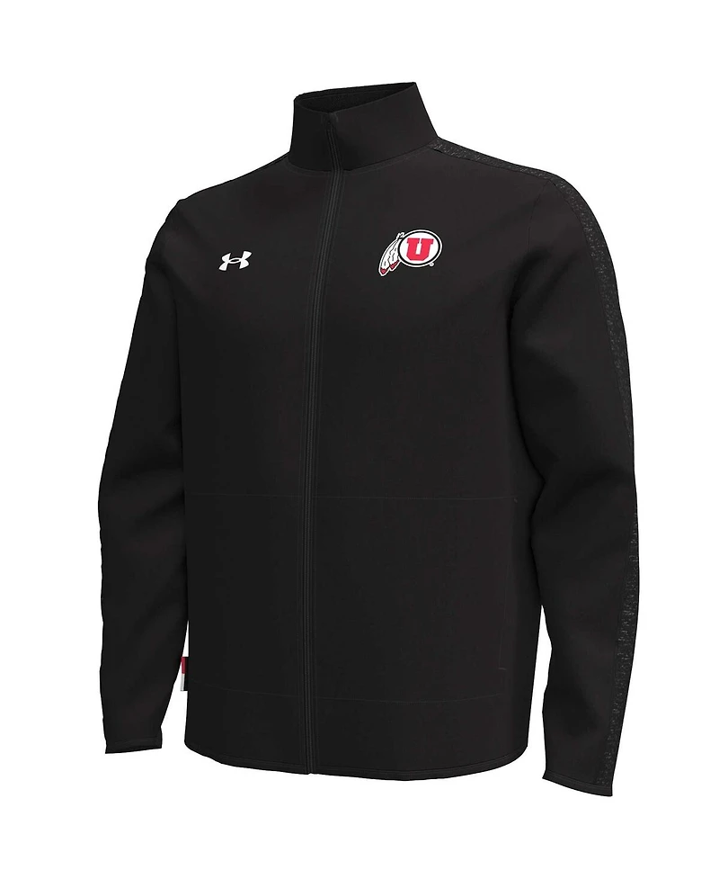 Under Armour Men's Black Utah Utes Command Full-Zip Jacket