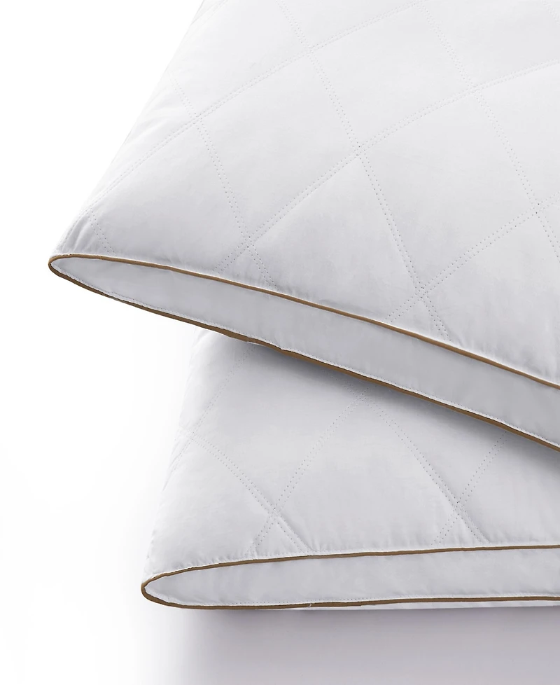 Unikome 100% Cotton Medium Support Feather Down 2-Pack Pillows