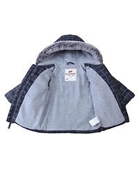 Rokka&Rolla Baby Boys Fleece Hooded Puffer Coat