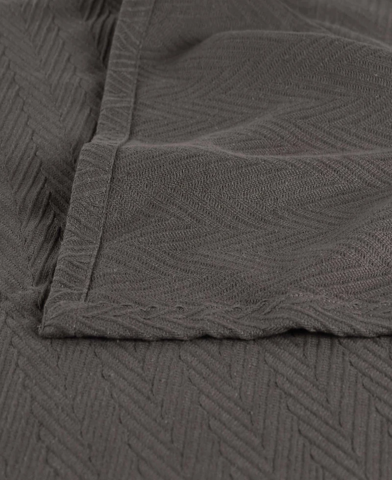 Superior Chevron All-Season Cotton Blanket, Full/Queen