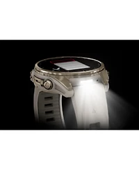 fenix 8 43mm, Amoled, Outdoor & Fitness Gps Smartwatch, Saphire ,Soft Gold, Sand band, Na