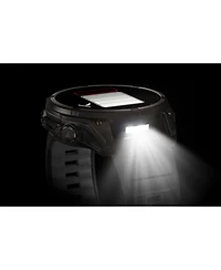 Garmin fenix 8 47mm, Saphire Solar, Outdoor & Fitness Gps Smartwatch, Carbon Gray Titanium Black, Black/Pebble Gray Band, Na