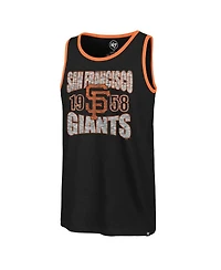 '47 Brand Men's Black San Francisco Giants Upload Franklin Tank Top