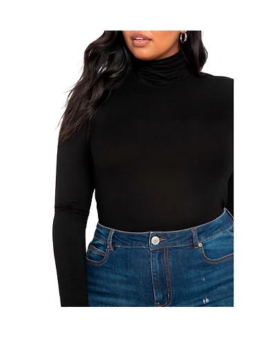 Eloquii Women's Plus Layering Turtleneck