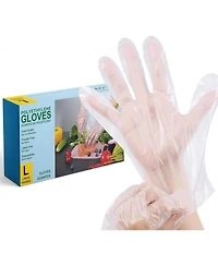 G & F Products Plastic Food service Gloves Ideal for Food Handling food prep, cleaning,latex free, powder free 1000 pieces per box