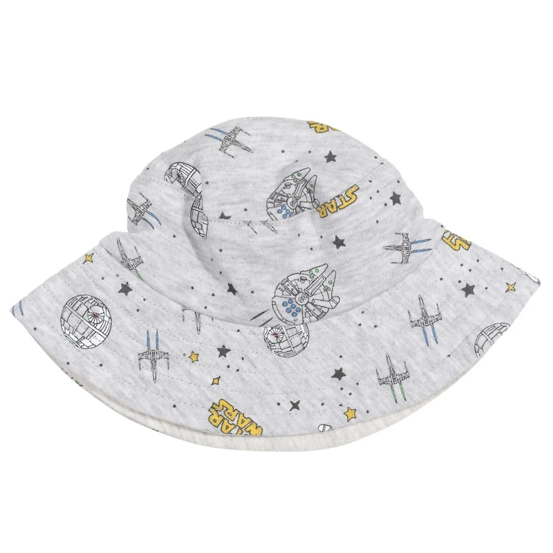 Star Wars Baby Boys The Mandalorian Romper and Bucket Sun Hat