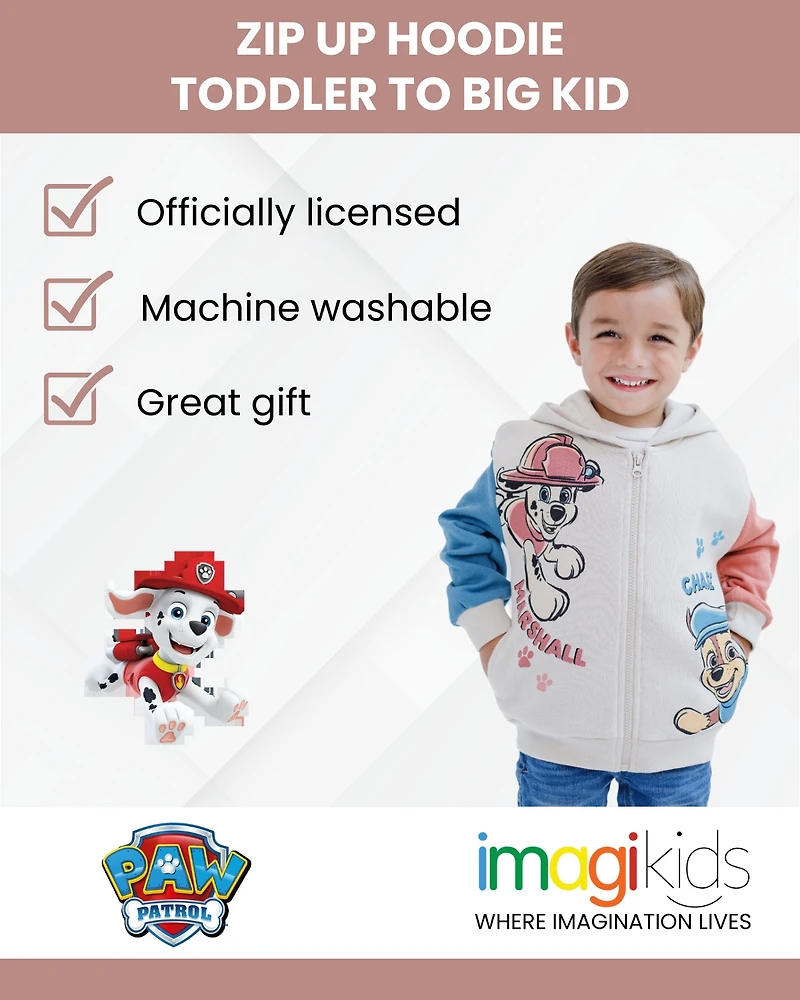 Paw Patrol Boys Fleece Zip Up Hoodie
