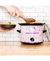 Uncanny Brands Hello Kitty 2qt Slow Cooker - Cook With Your Favorite Kitty Character