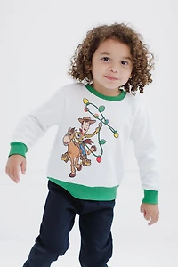 Disney Boys Christmas Halloween Fleece Sweatshirt and Jogger Pants Outfit Set Newborn to (Newborn - 14-16)