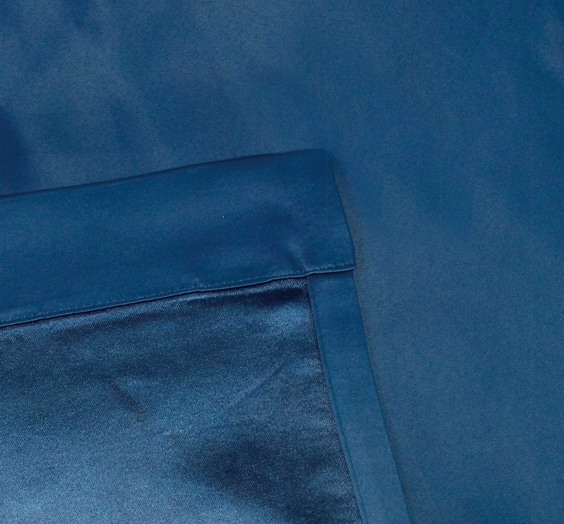 Kate Aurora Basic Drape Woven Jacquard Thermal Curtain Panel - Rose