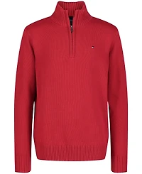 Tommy Hilfiger Toddler and Little Boys Solid 1/4 Zip Sweater