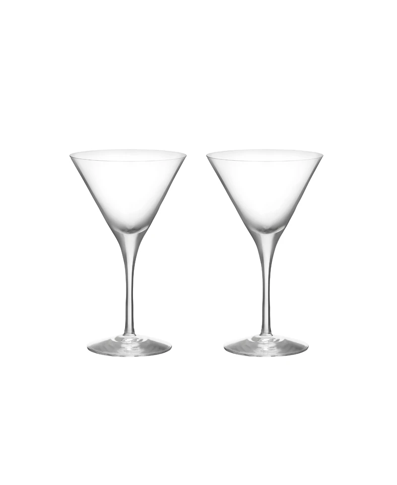 Orrefors More Martini Barware Glasses, Set of 2