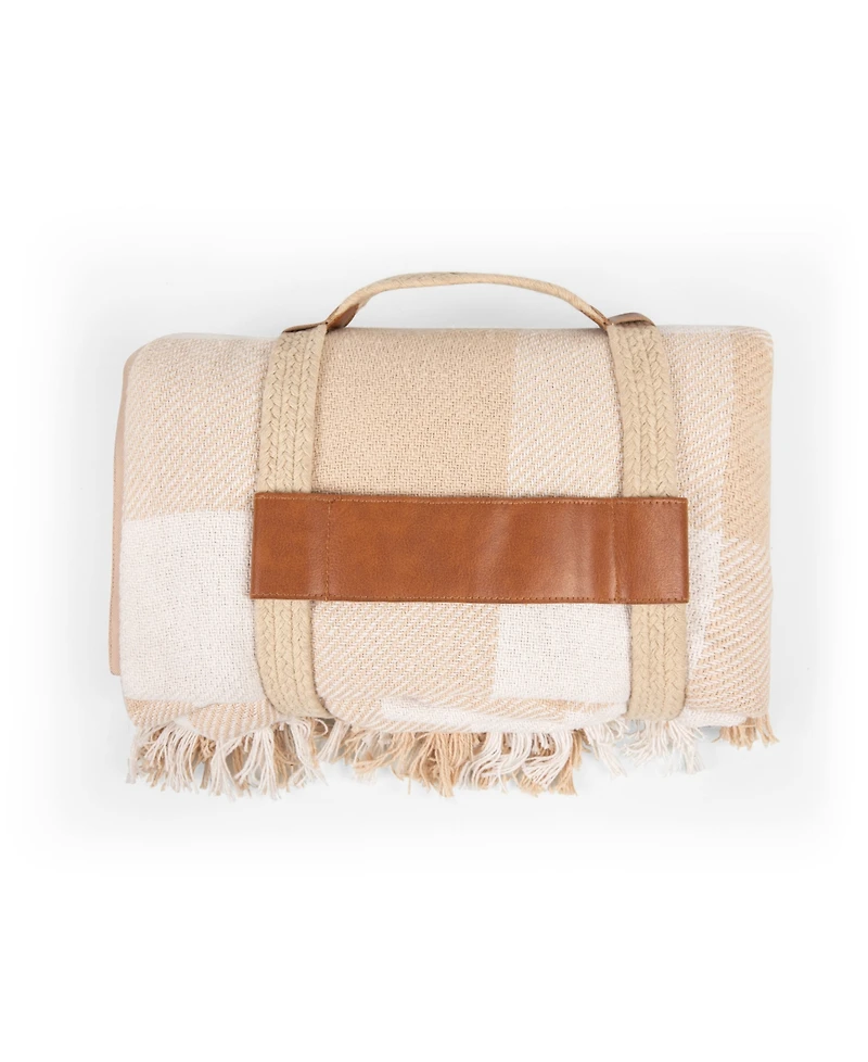 Picnic Time Montecito Picnic Blanket with Harness