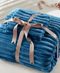 510 Design Avril Fluffy Ribbed Plush 3-Pc. Comforter Set, King/California King