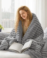 510 Design Avril Fluffy Ribbed Plush 2-Pc. Comforter Set, Twin/Twin Xl