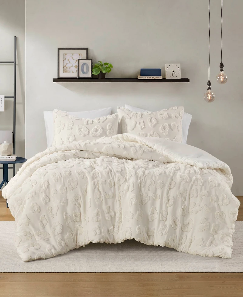 Intelligent Design Larissa Chenille 3-Pc. Duvet Cover Set, King/California King