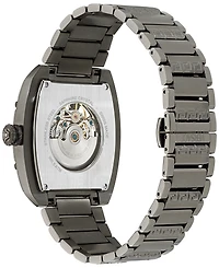 Versace Men's Swiss Automatic Gunmetal Ion Plated Stainless Steel Bracelet Watch 42x50mm