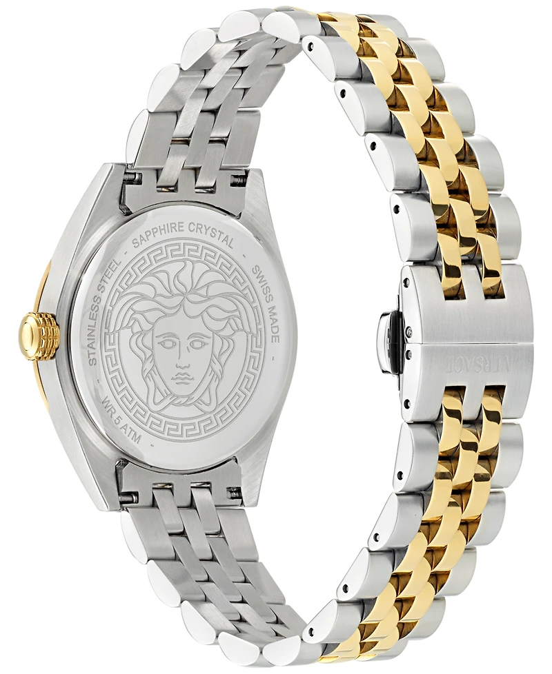 Versace Women's Swiss Two-Tone Stainless Steel Bracelet Watch 36mm