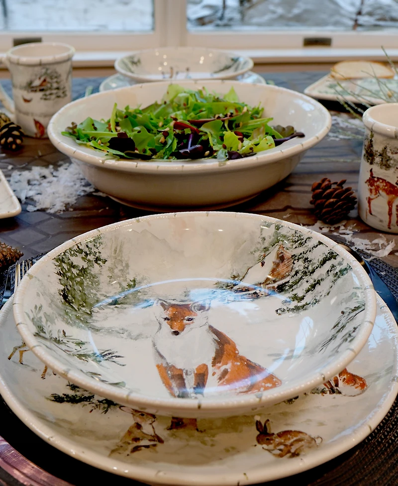 Certified International Winter's Frost Soup Bowls, Set of 4