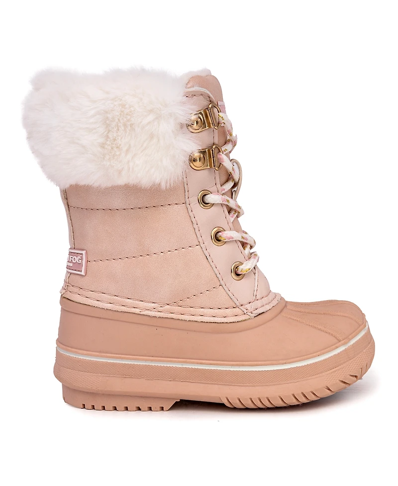 London Fog Toddler Girls Lil Downing Court Cold Weather Boot