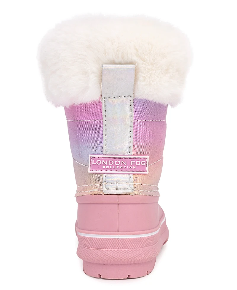 London Fog Toddler Girls Lil Downing Court Cold Weather Boot