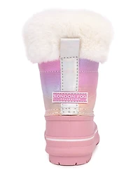 London Fog Toddler Girls Lil Downing Court Cold Weather Boot