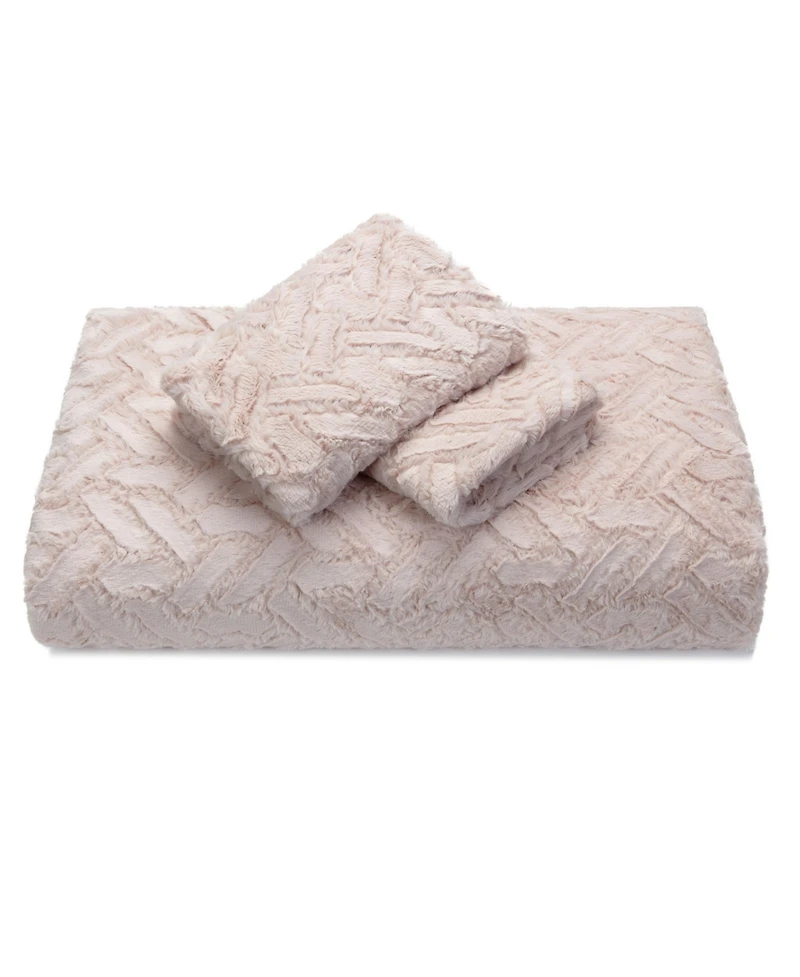 Chanasya Premium Soft Cloud Faux Fur Duvet Cover Bedding Set Queen Size - 3 Piece Combo Set - Textured Embossed Fuzzy Soft Velvet Mink Bedcover