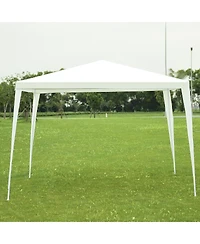 Sugift 10 x 10 Feet Outdoor Wedding Canopy Tent for Backyard