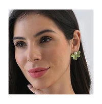 Sohi Women's Petal Stud Earrings