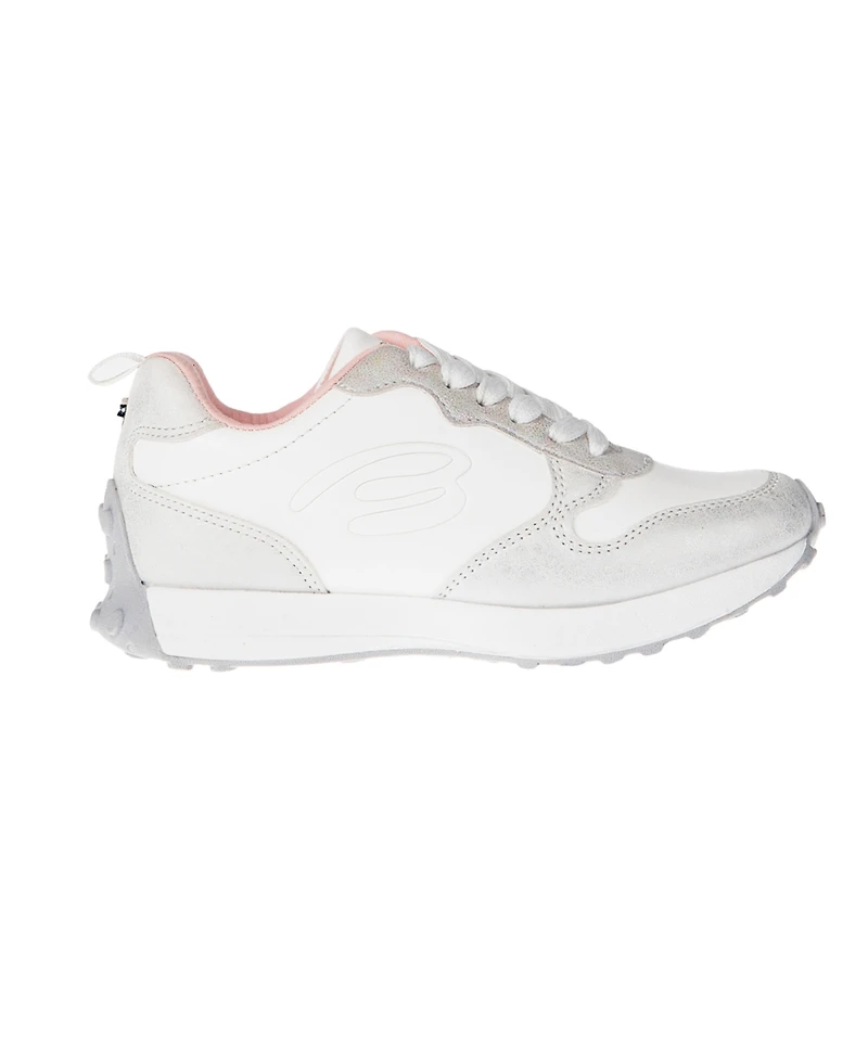 Bebe Little and Big Girls Emboss Scripts Jogger Sneaker