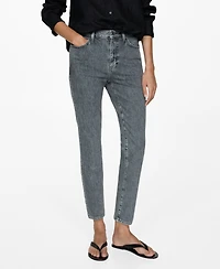 Mango Women's Claudia Slim Crop Jeans