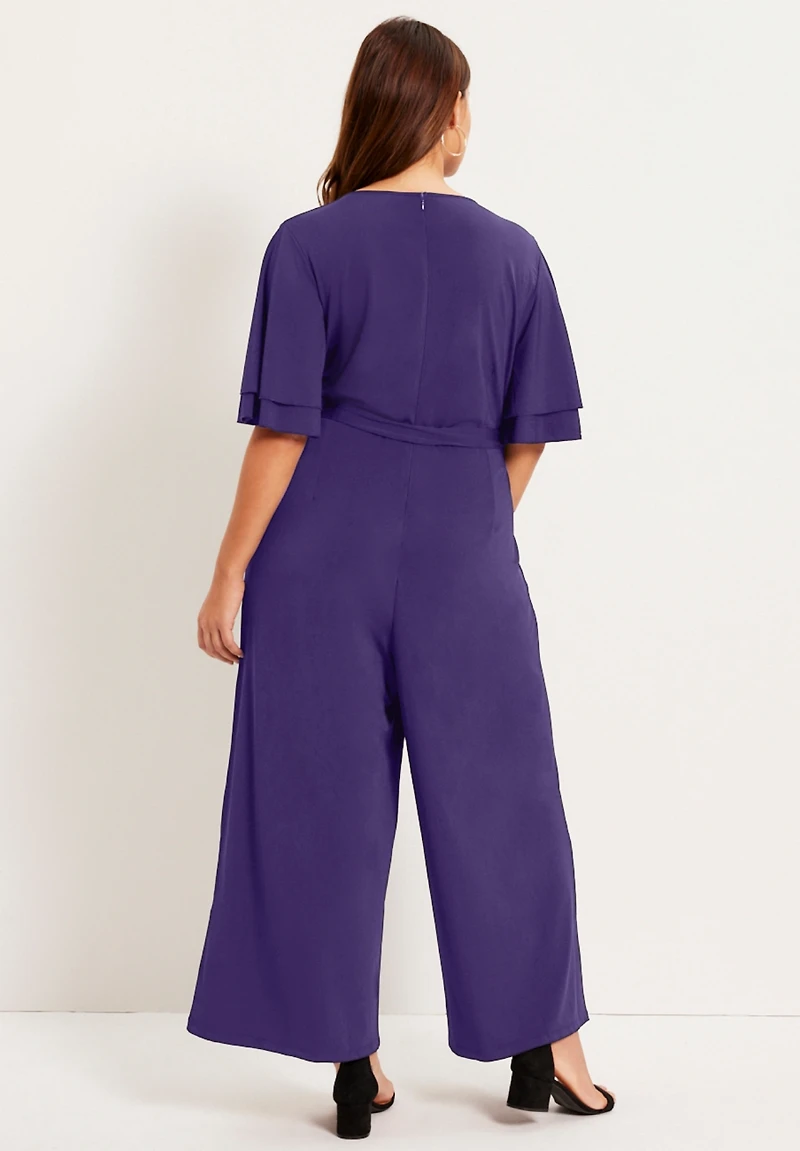 June + Vie Women's Wide-Leg Jumpsuit