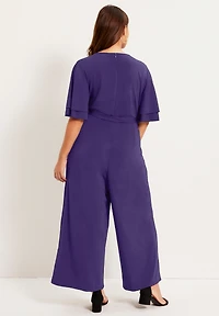 June + Vie Women's Wide-Leg Jumpsuit