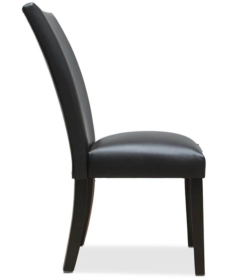 Kellet Faux Leather Side Chair, Created for Macy's