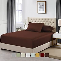 Egyptian Linens High Profile Fitted Sheet (22 Inches) Luxurious Cotton 608 Thread Count, Queen