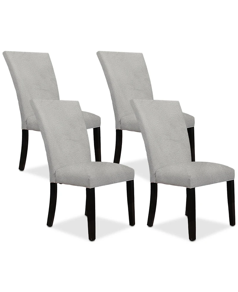 Kellet 4 Pc. Velvet Dining Chair Set, Created for Macy's