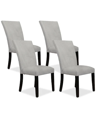 Kellet 4 Pc. Velvet Dining Chair Set, Created for Macy's