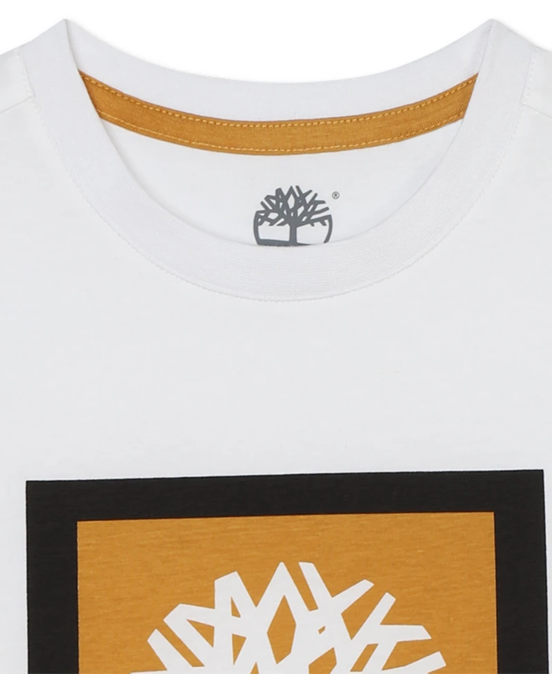 Timberland Big Boys Short-Sleeve Logo Graphic T-Shirt