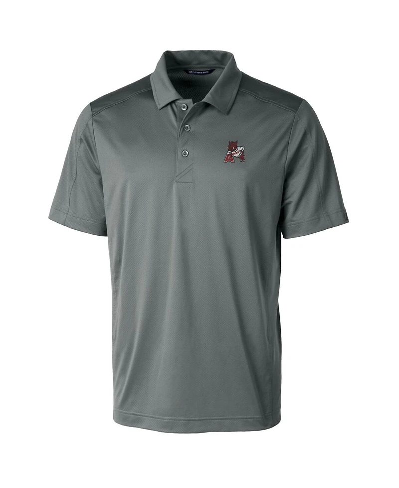 Cutter & Buck Arkansas Razorbacks Primary Team Logo Prospect Textured Stretch Polo