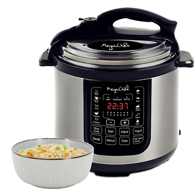 Megachef 8 Quart Digital Pressure Cooker with 13 Pre-set Multi-Function Features
