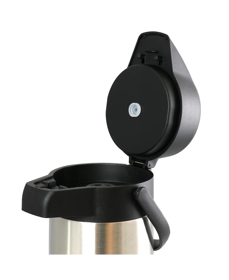 MegaChef 3 Quart Stainless Steel Vacuum Body Pump Cap Air Pot