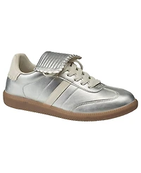 French Connection Women's Over Sized Tounge Amile Sneaker
