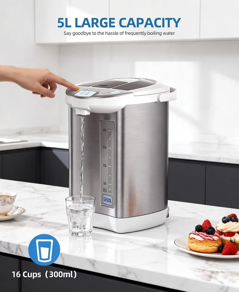 44 lbs Portable Countertop Ice Maker Machine with Scoop
