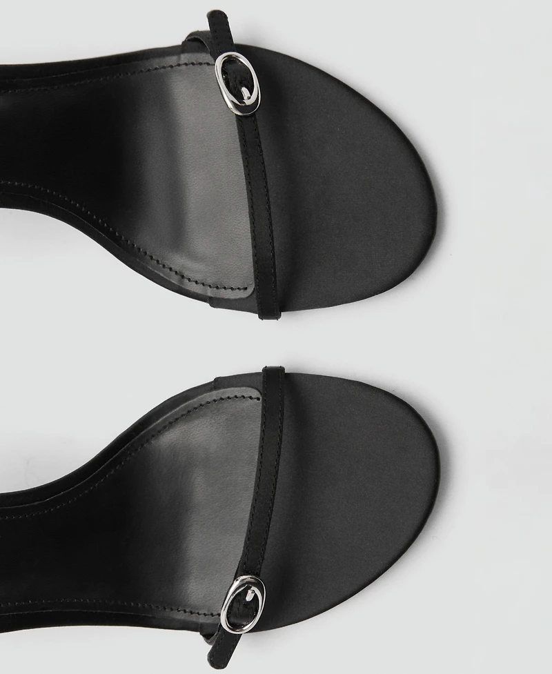 Mango Women's Buckle Detail Heeled Sandals