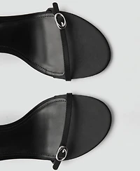 Mango Women's Buckle Detail Heeled Sandals