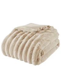 Madison Park Jasmine Faux Fur Reverse to Velvet 3-Pc. Comforter Set