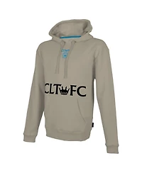 Stadium Essentials Men's Tan Charlotte Fc Status Pullover Hoodie